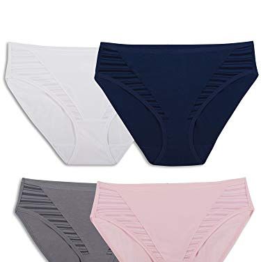Seamless Underwear for Women High Cut Bikini Cheeky Underwear No Show  Panties for Women Low Rise Hipster 6 Pack S-XL