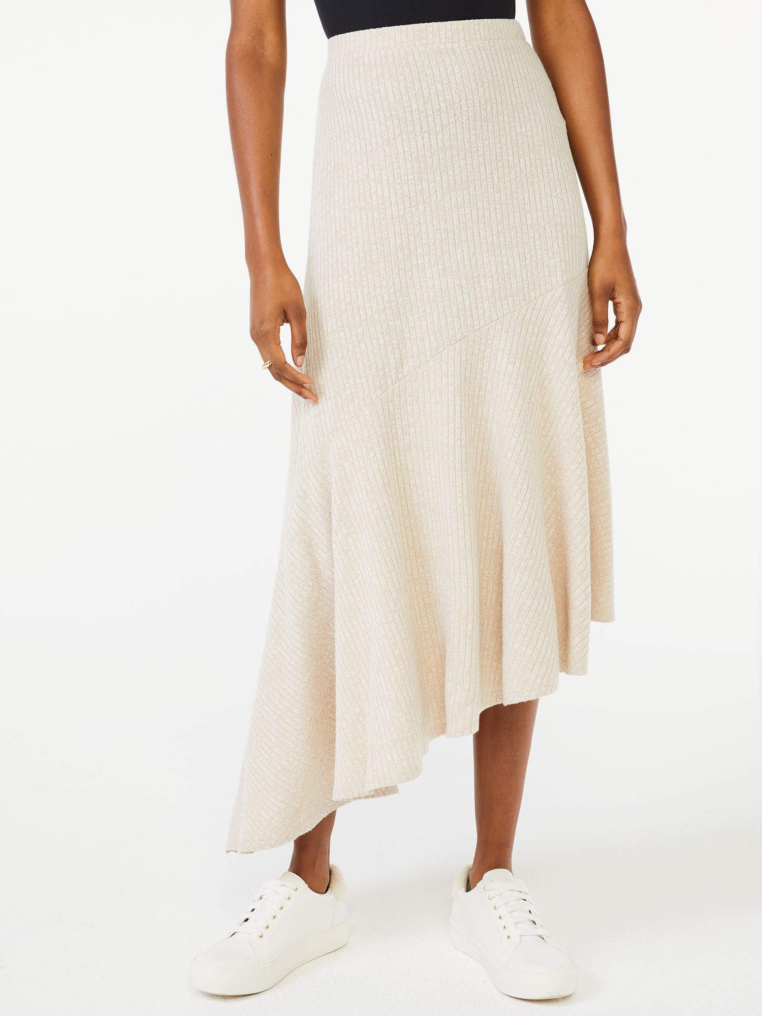 Asymmetrical Midi Skirt