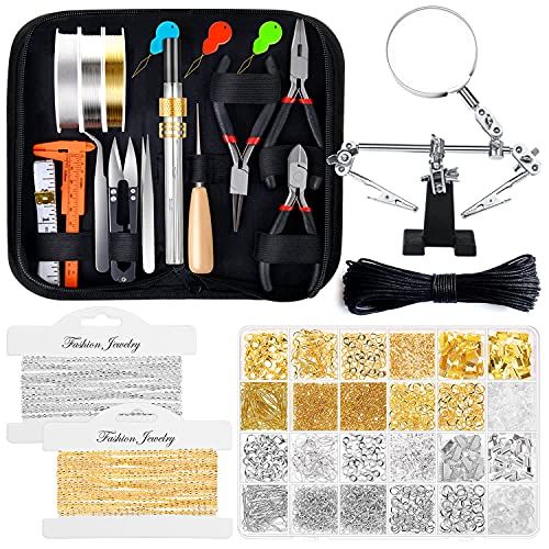Jewelry Making Kit With Video Course for Making Bracelets, Necklaces,  Earrings, DIY Starter Set for Adults, Women, Teenage Girls, Beginners -  Etsy Finland