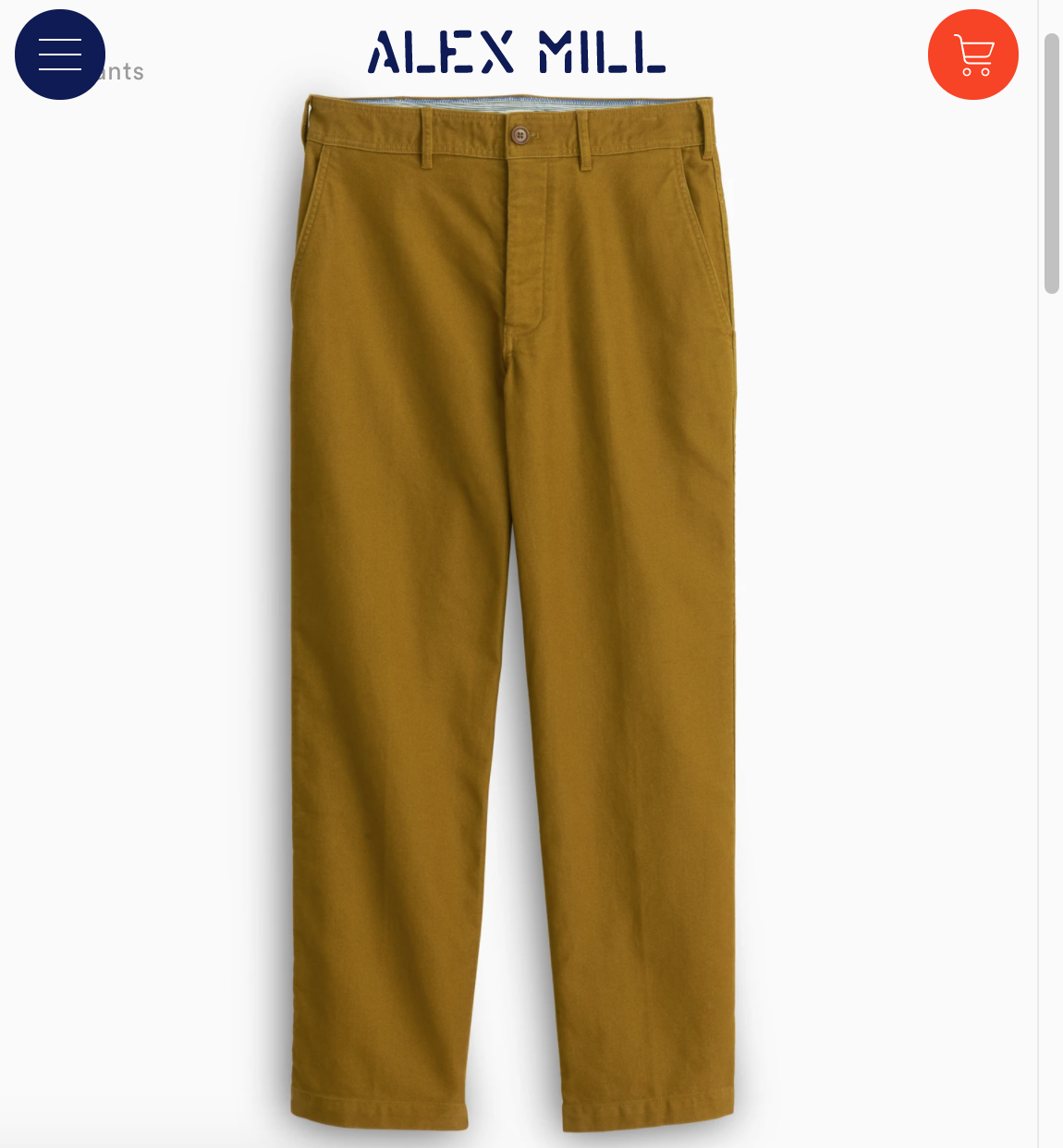 Alex Mill Work Trouser