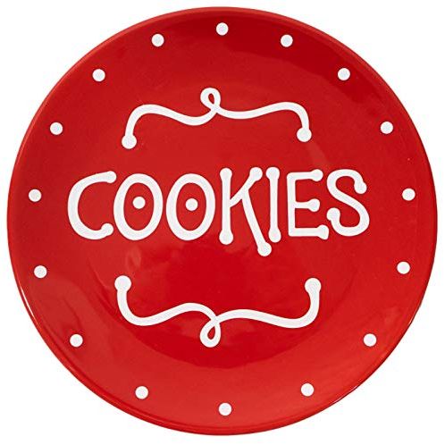 "Cookies" Christmas Accent Plate