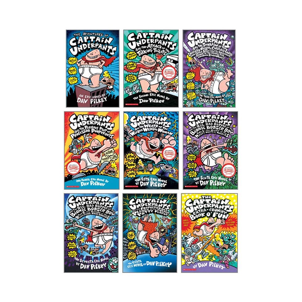 “Captain Underpants” 10-Book Collection by Dav Pilkey