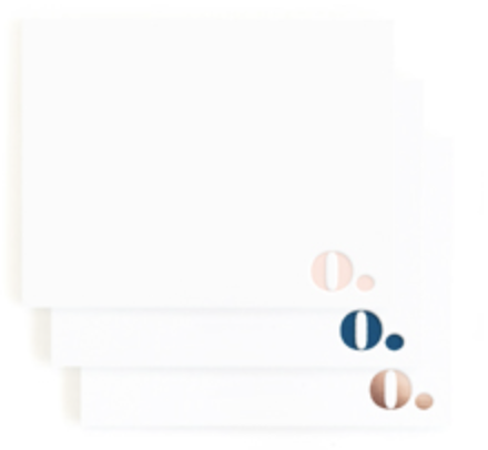 Monogrammed Initial Stationery