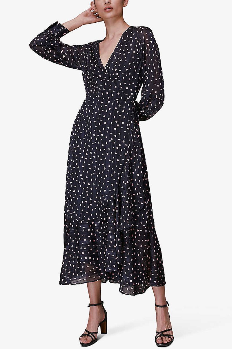 Whistles polka dot on sale dress