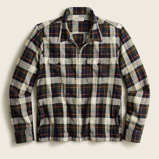 Wallace & Barnes Zip-Front Twill Workshirt Wallace & Barnes Zip-Front Twill Workshirt
