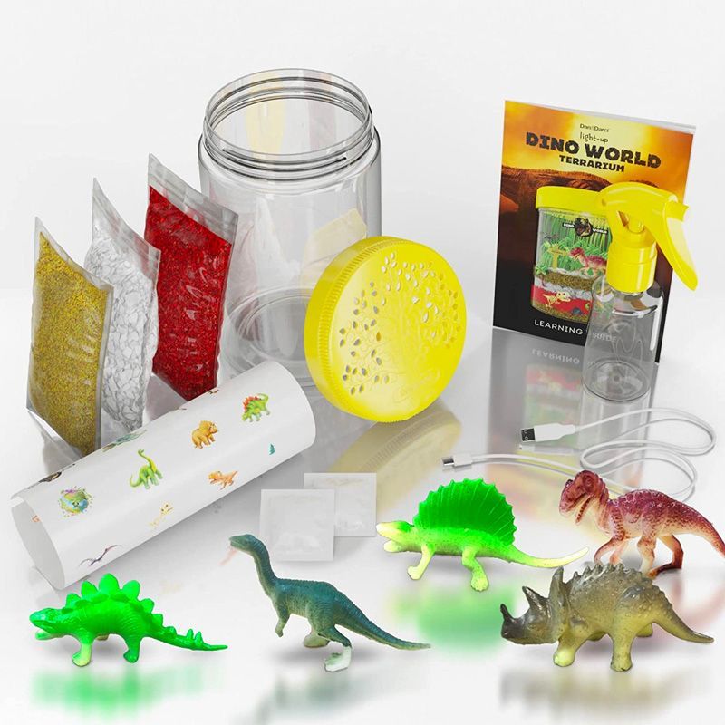 Paint Your Own Dinosaur Lamp Kit, DIY Dinosaur Toy Painting Kit