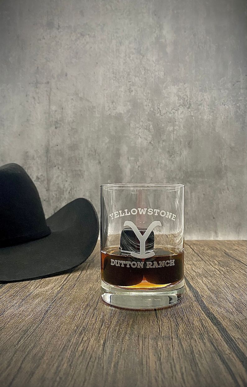 AtoZImaging Dutton Ranch Whiskey Glass