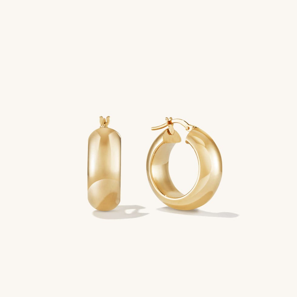 Chunky Gold Hoops