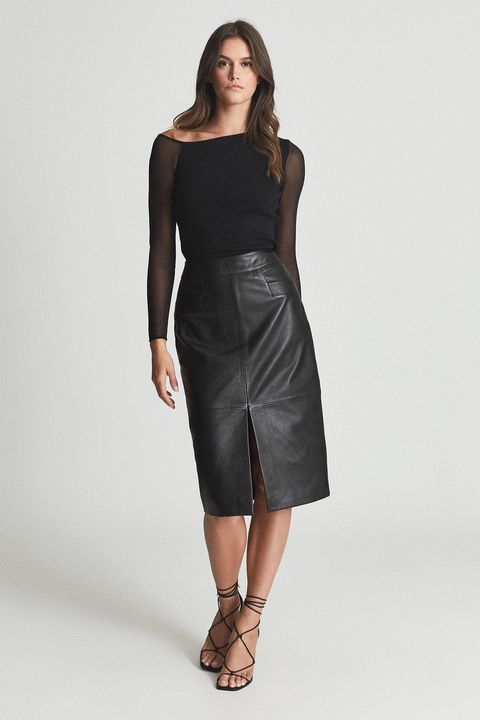 Best black leather skirt - Black leather skirts for a/w 2021