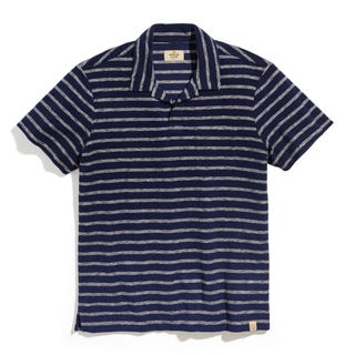 Marine Layer Terry Out Polo Marine Layer Terry Out Polo