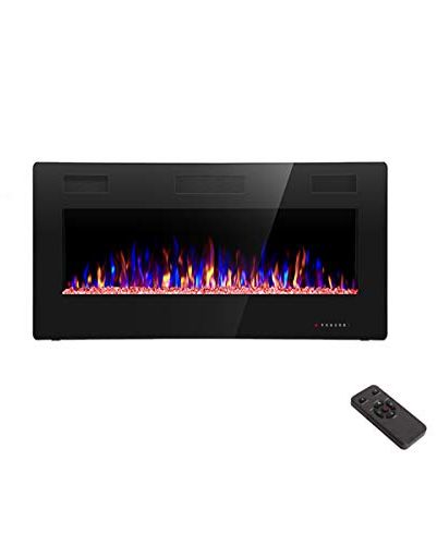 R.W.FLAME Wall-Mounted Electric Fireplace