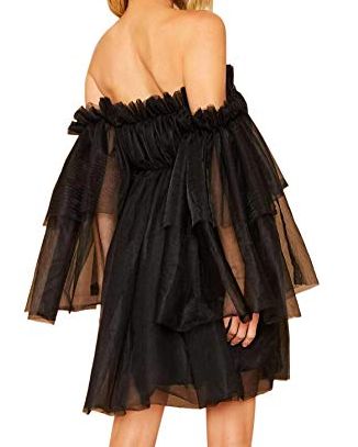 Long Sleeve Ruffle Mini Dress 