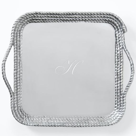 Silver Rope Platter, Large