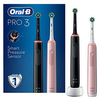 Confezione doppia spazzolino elettrico Oral-B Pro 3