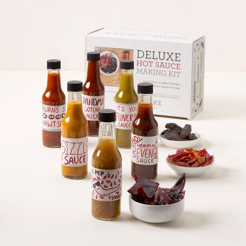 DIY Hot Sauce Making Kit. Spicy Unique Gift for Birthdays & 