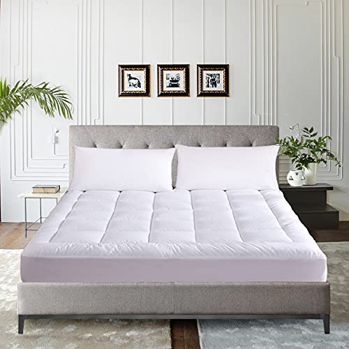 WhatsBedding Waterproof Mattress Topper 