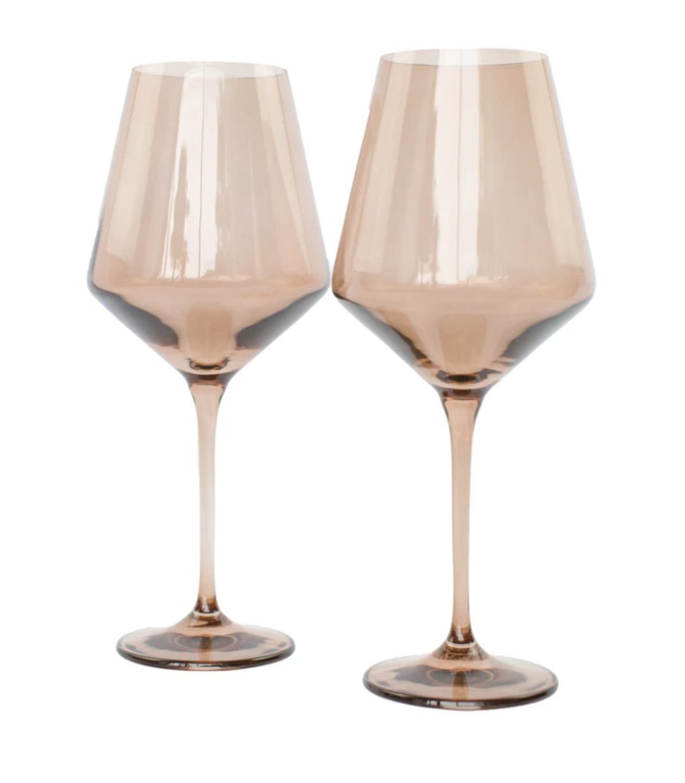Glass Wine Stemware Set