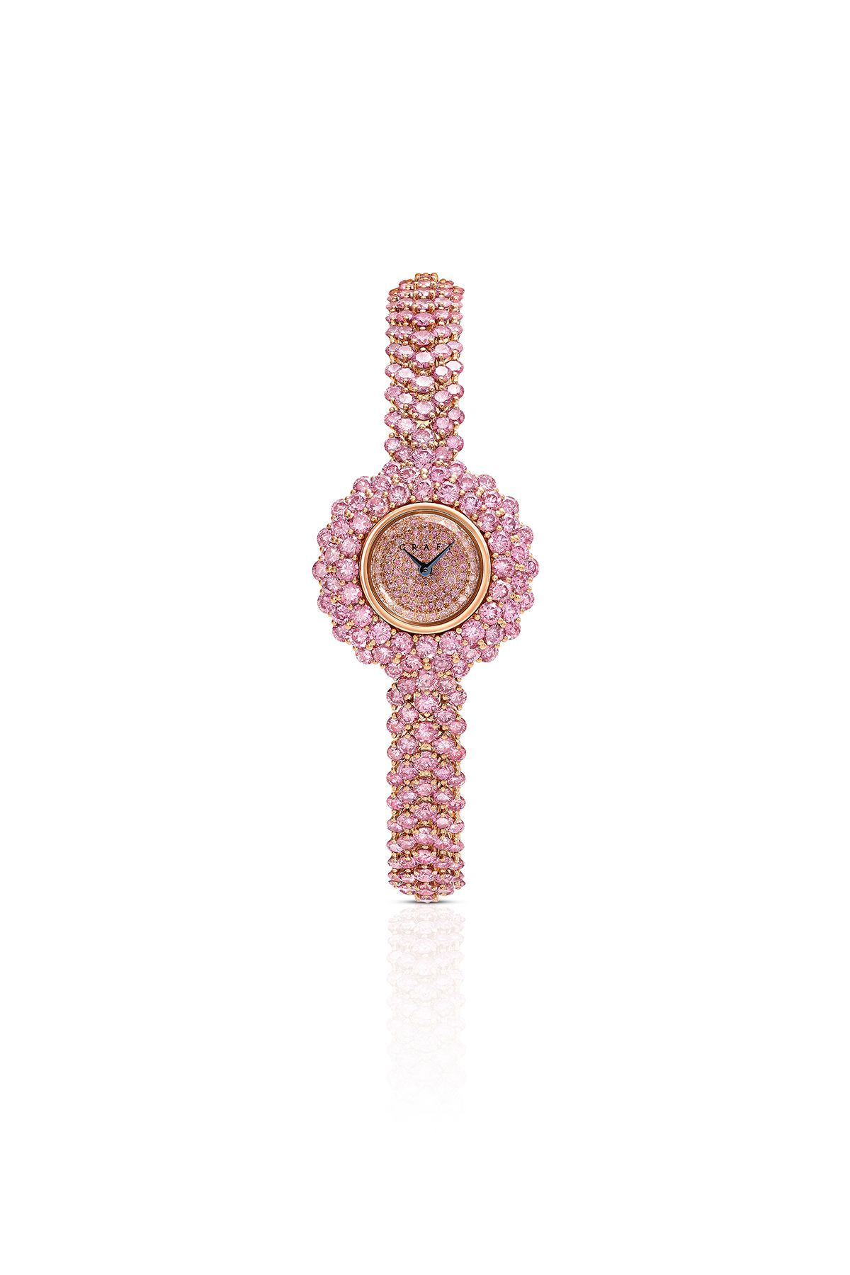 Pink Diamond Jewellery Watch