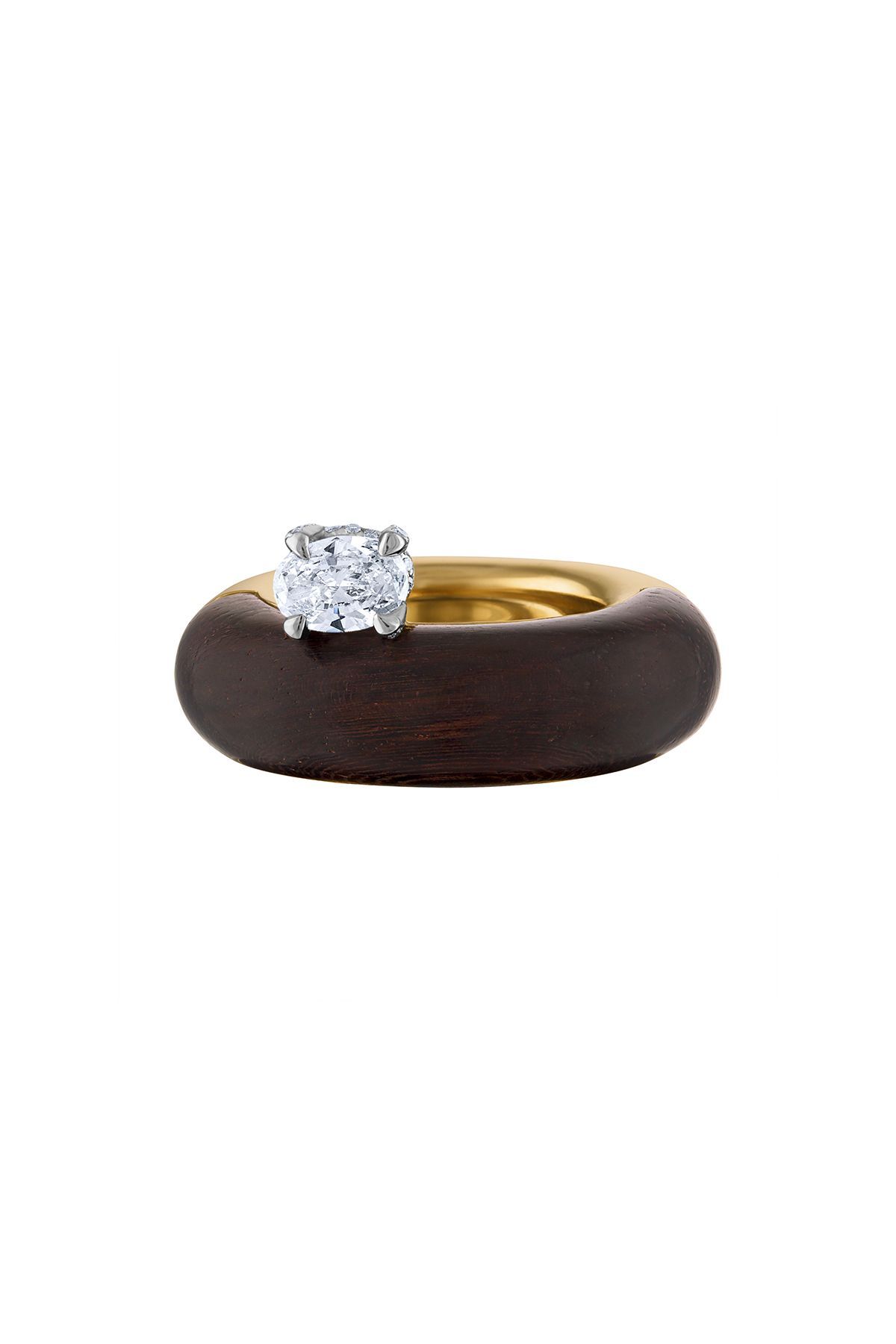 Brazilian Rosewood Haute Joaillerie Diamond Phillipa Ring