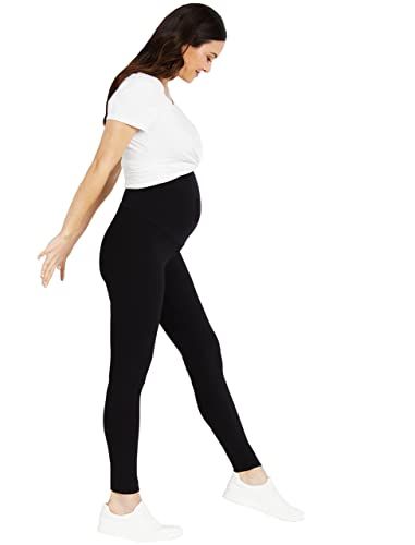 Be Mammy Womans 3/4 Maternity Leggings Tights 2Pack BE20-229 