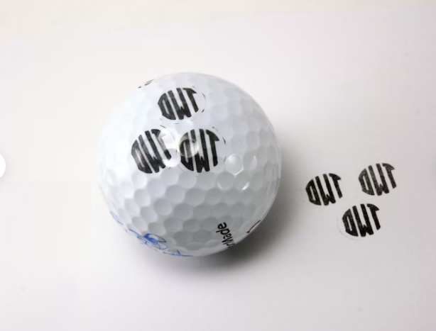 Monogram Golf Ball Stamp