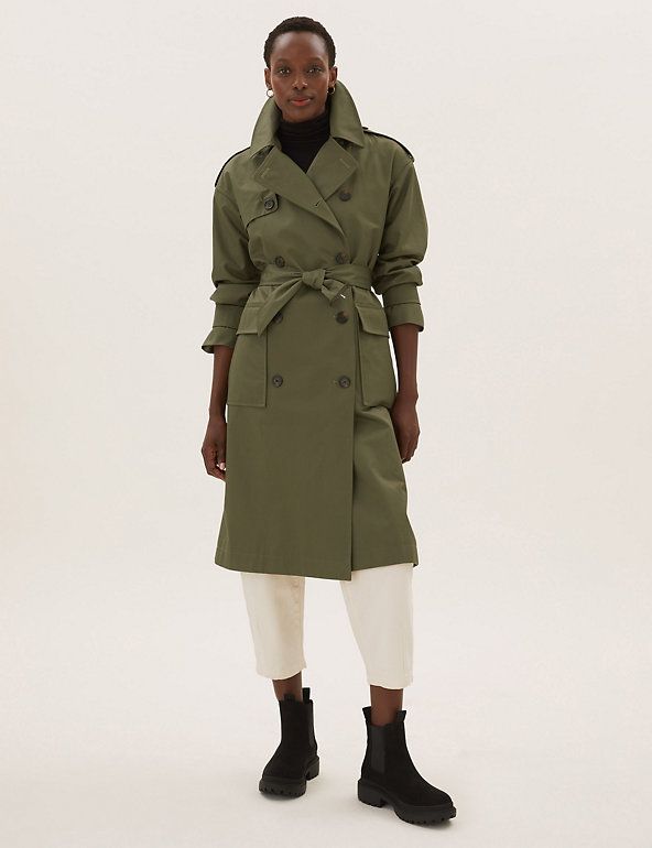 Marks and spencer outlet green coat