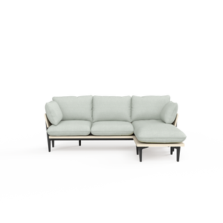 Three-Seater Sofa With Chaise in Mist