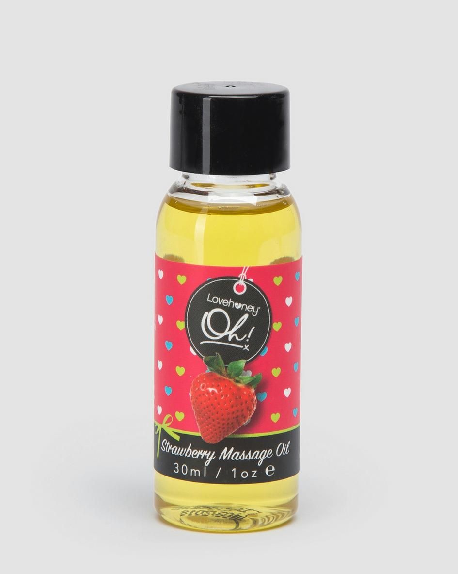 Lovehoney Oh! Strawberry Kissable Massage Oil 30ml