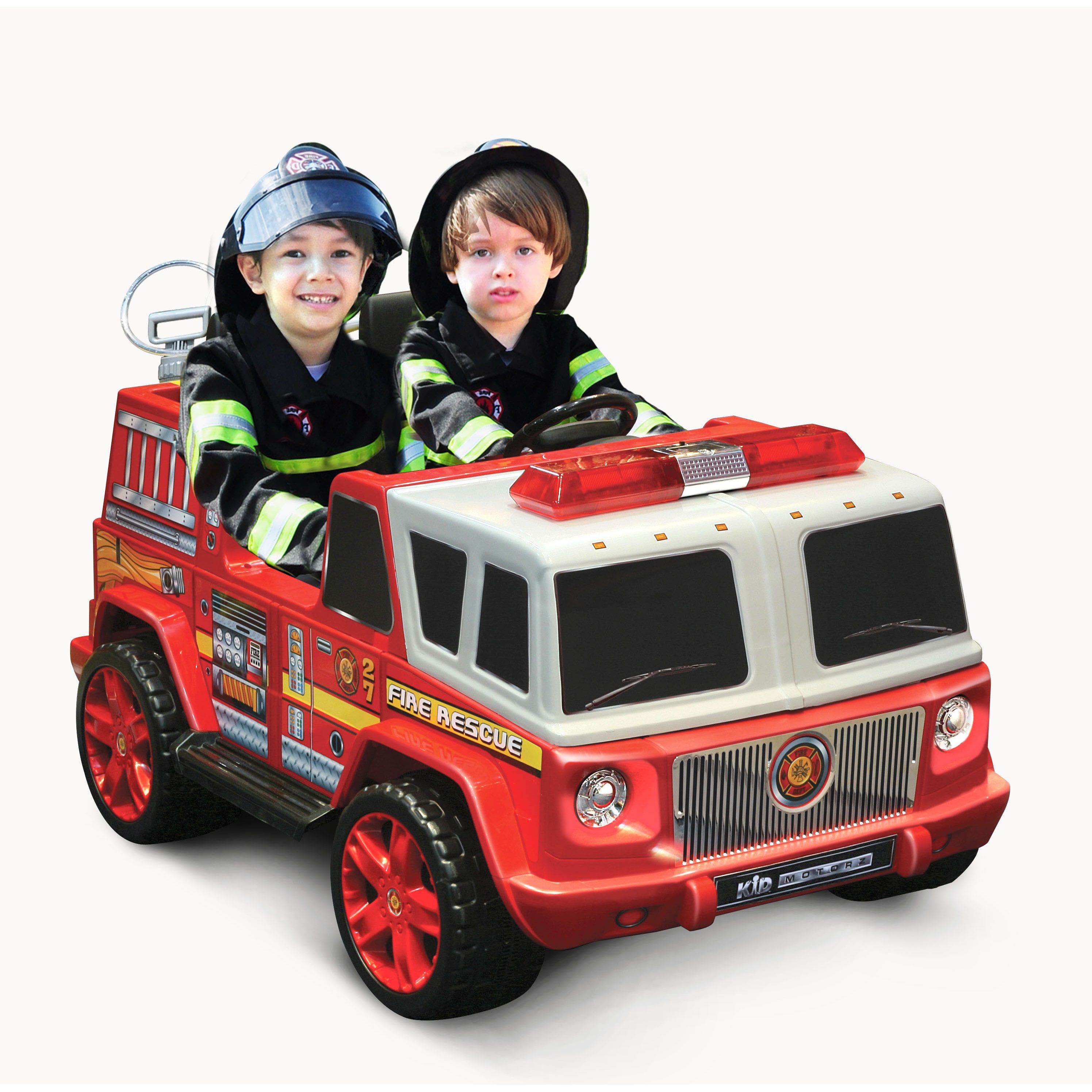 Kid Motorz Two-Seater Fire Engine 
