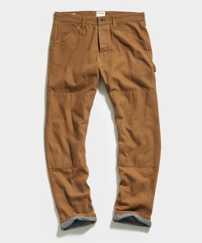 Japanese Flannel Lined Canvas Welder Pant