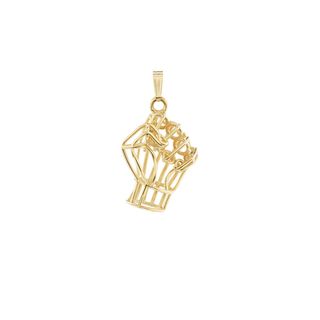 Caged All Power Fist Charm by Johnny Nelson