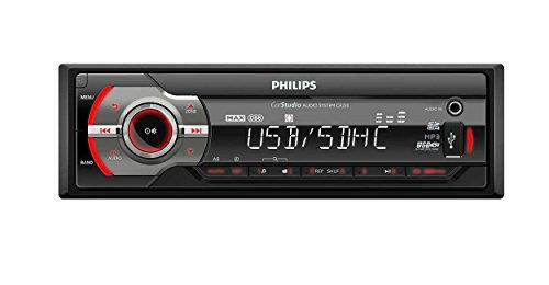 Philips Car Audio 1-Din AM/FM/USB/AUX Stereo w/Built in 50W x4 Amp CE233