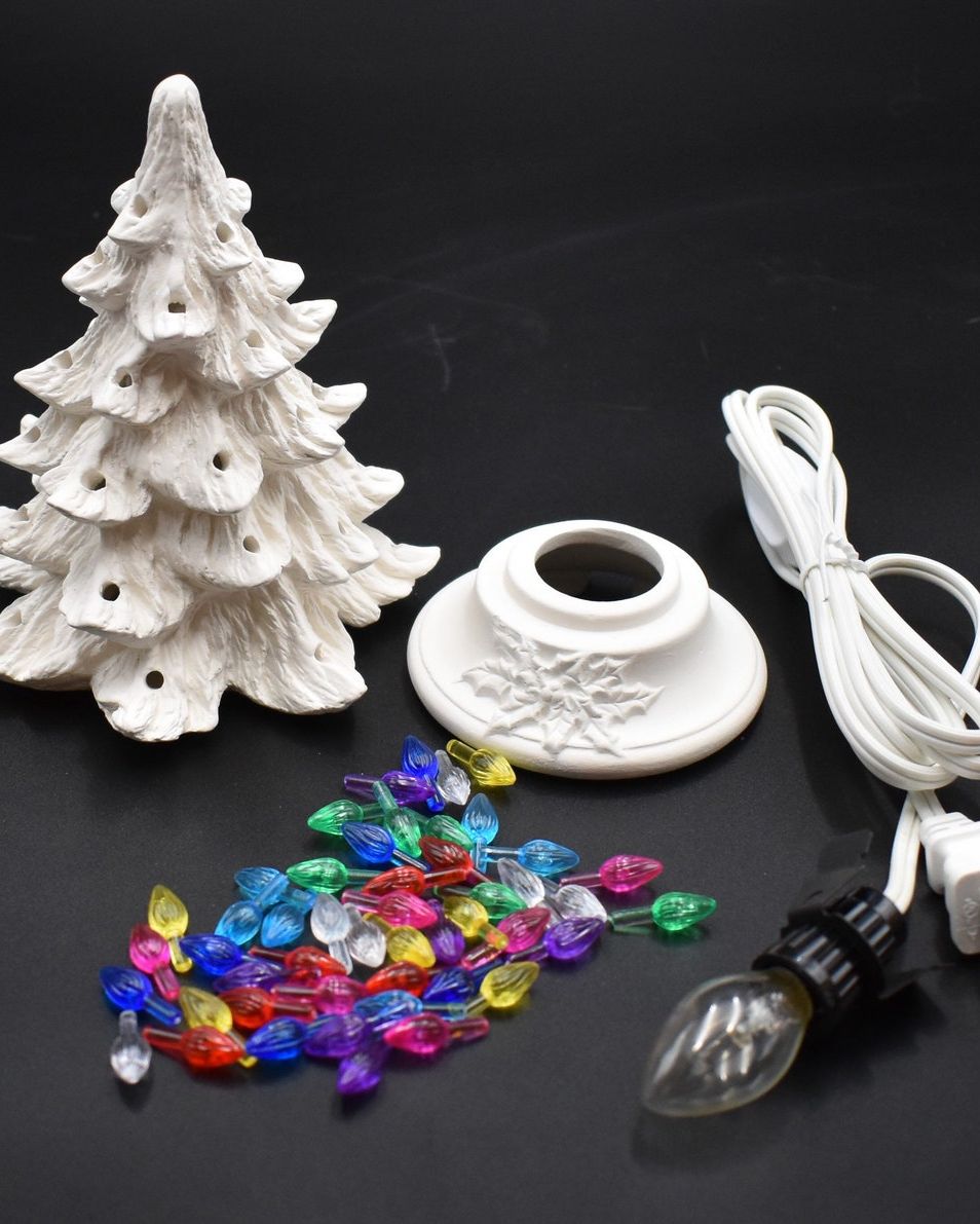 Ready-to-Paint Ceramic Christmas Tree