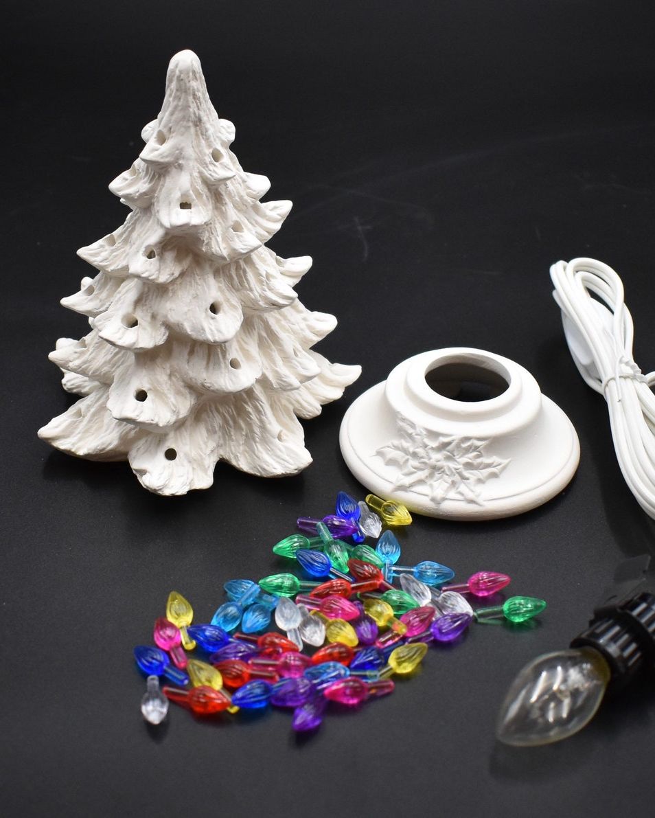 Ready-to-Paint Ceramic Christmas Tree