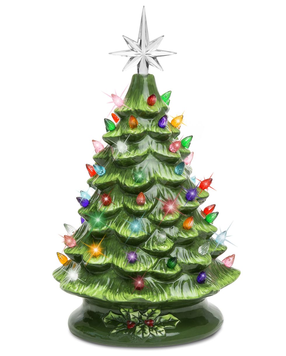 Hand-Painted Ceramic Christmas Tree