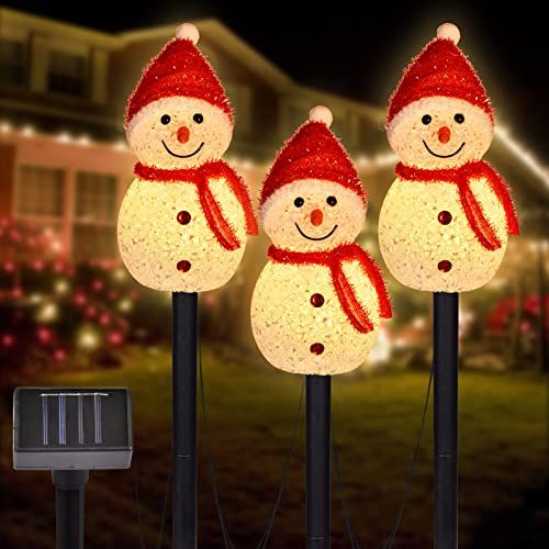 Connectable Incandescent Decorative Lights for Outdoor Holiday Walkway Patio Garden Christmas Decorations 5 Pack Large Multicolored Bulbs with Pathway Marker Stakes Twinkle Star Christmas C9 Lights