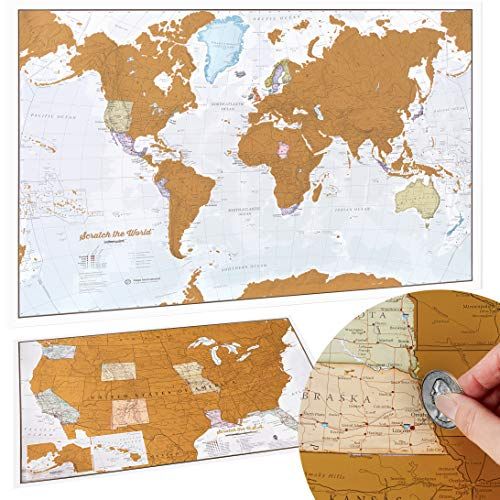 International Scratch-Off Map