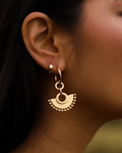 Zenyu Chandelier Hoop Earrings