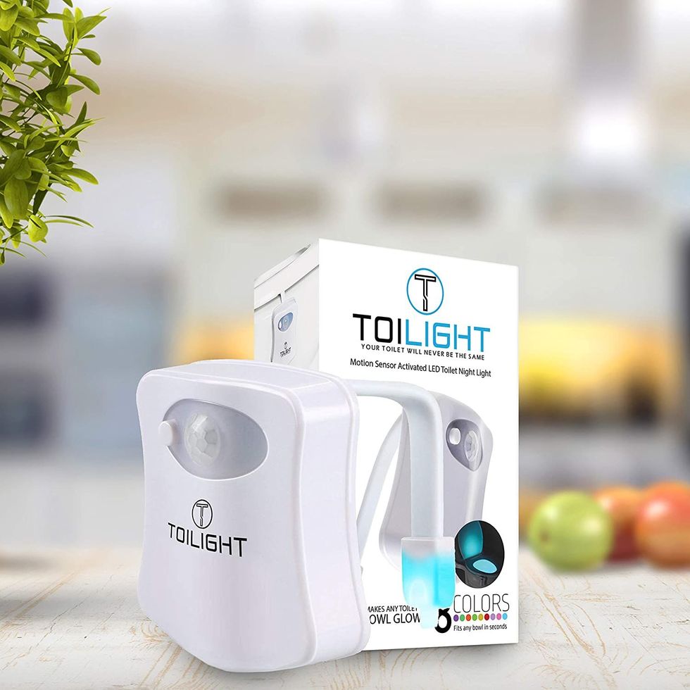 Motion Sensor LED Toilet Night Light 