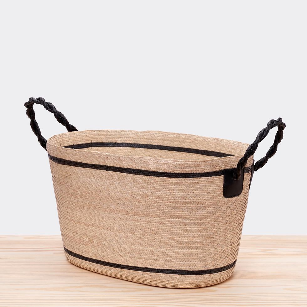 Handwoven Wide Basket