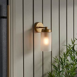 Ellison outdoor wall light with gold effect