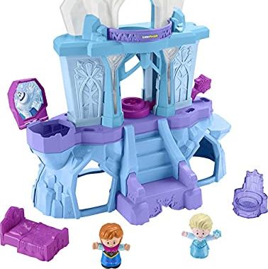 Little People Elsa’s Enchanted Lights Palace Musical Playset