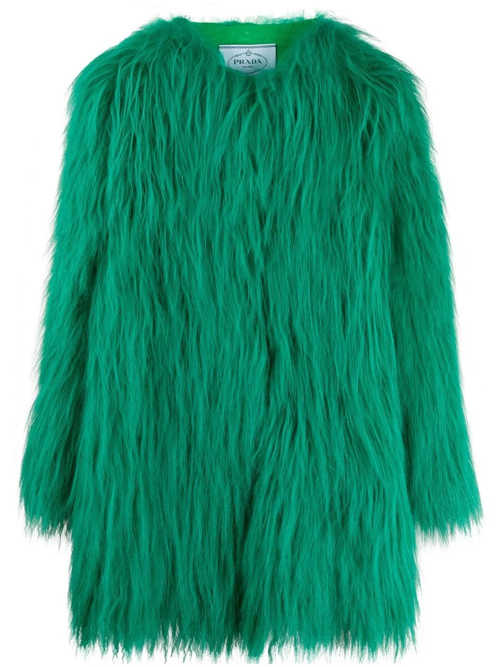 textured fur coat