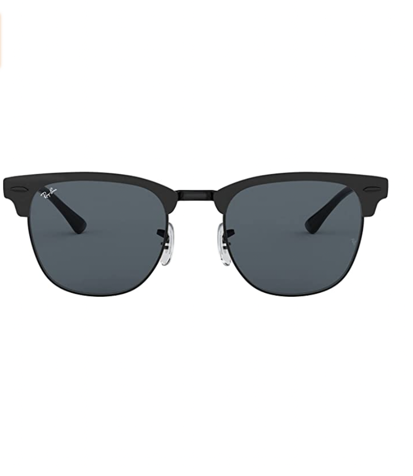 RB3716 Clubmaster Metal Square Sunglasses