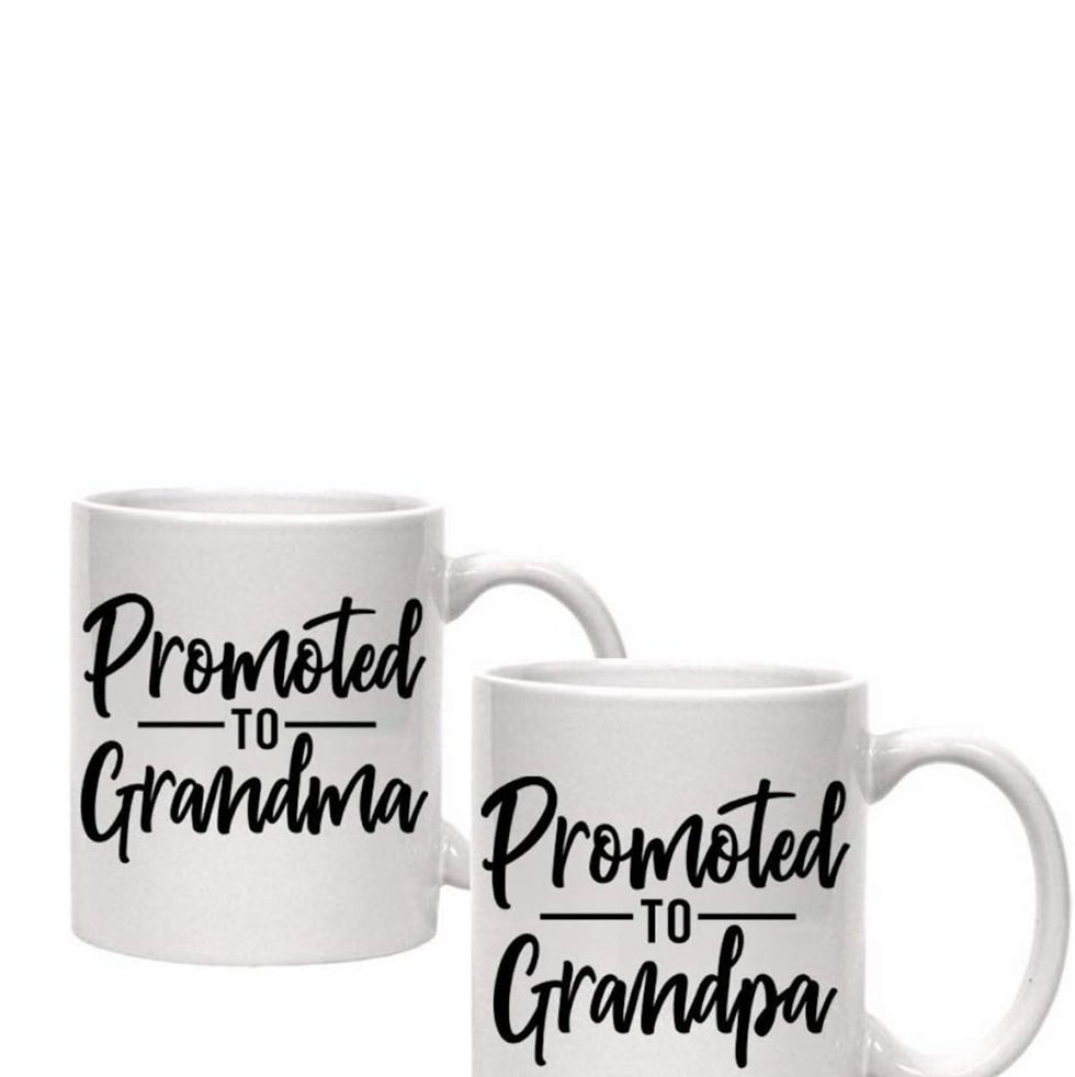 Promoted to Grandma/Grandpa Mugs 