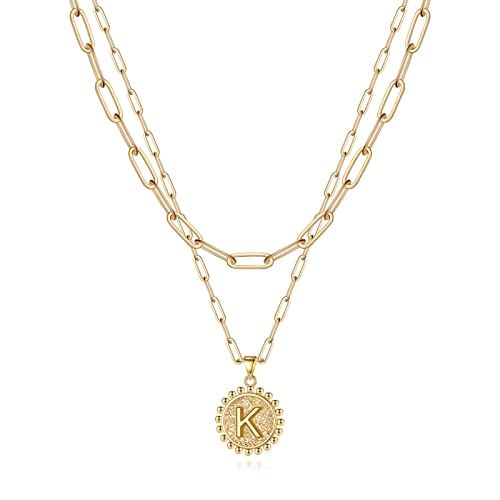 14K Gold Plated Inital Necklace