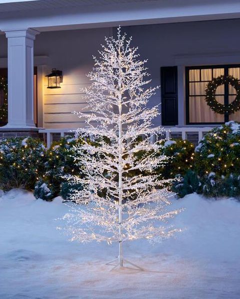 30 White Christmas Tree Decorations 2021 Best Trees - Home Depot Outdoor Christmas Tree Decorations