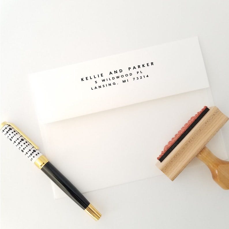 Personalized Address Stamp