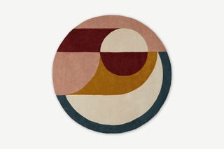 Round Wool Handtuft Rug
