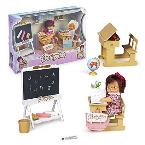 Los Barriguitas -Escuela con 2 una muñeca y accesorios